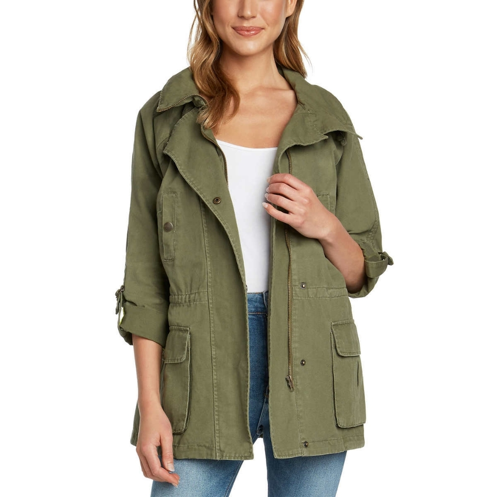 Matty M Anorak Olive Jacket Medium New